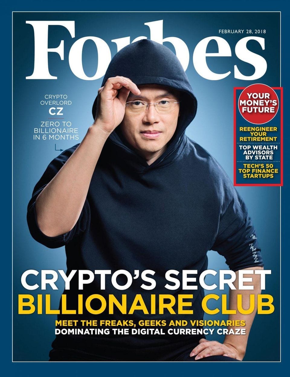 Zhao Changpeng Binance Forbes Homme le plus riche du Canada