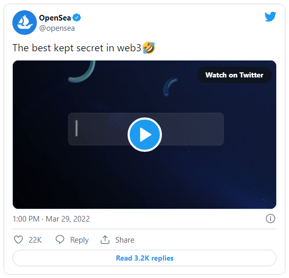 opensea twitter opensea twitter