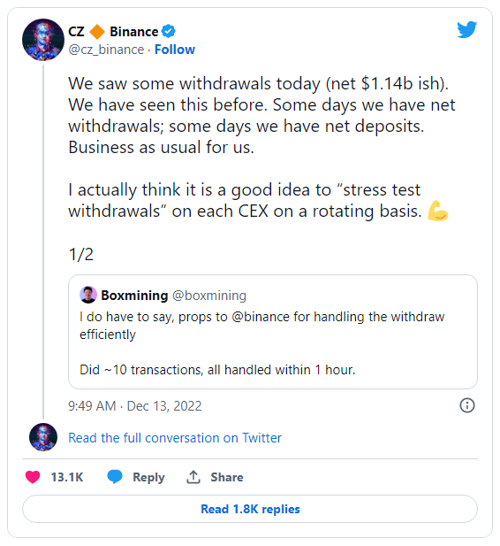 cz binance bank run twitter cz binance bank run twitter